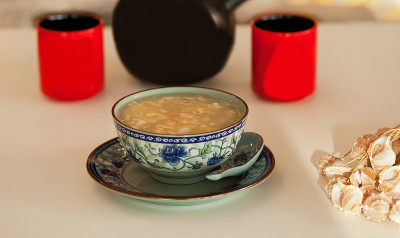 青菜大虾汤