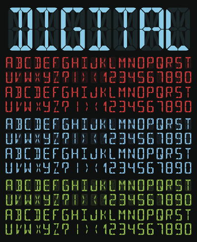 数字字体