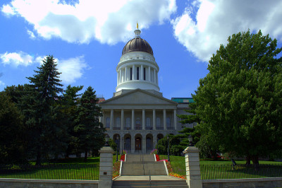 缅因州国会大厦，Augusta Maine