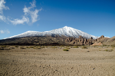 泰德火山国家公园的沙漠景观