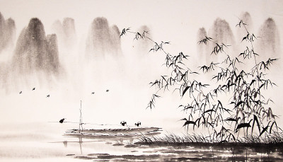 中国传统水墨画