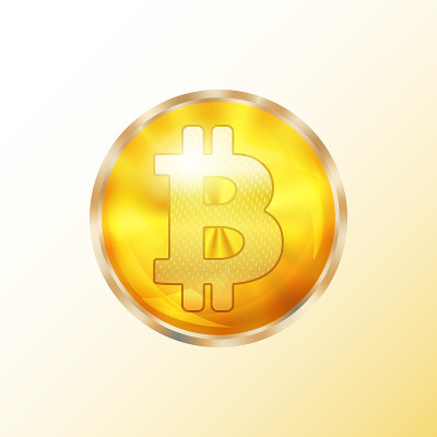黄金比特币币图标