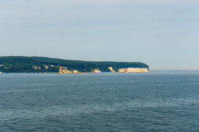 Kreidefelsen田园诗般的景色，Rügen，德国