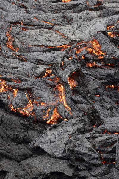火山喷发和熔岩场