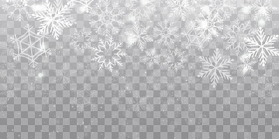 矢量大雪，雪花有不同的形状和形式。雪花飘飘，雪花飘飘。下降的圣诞节
