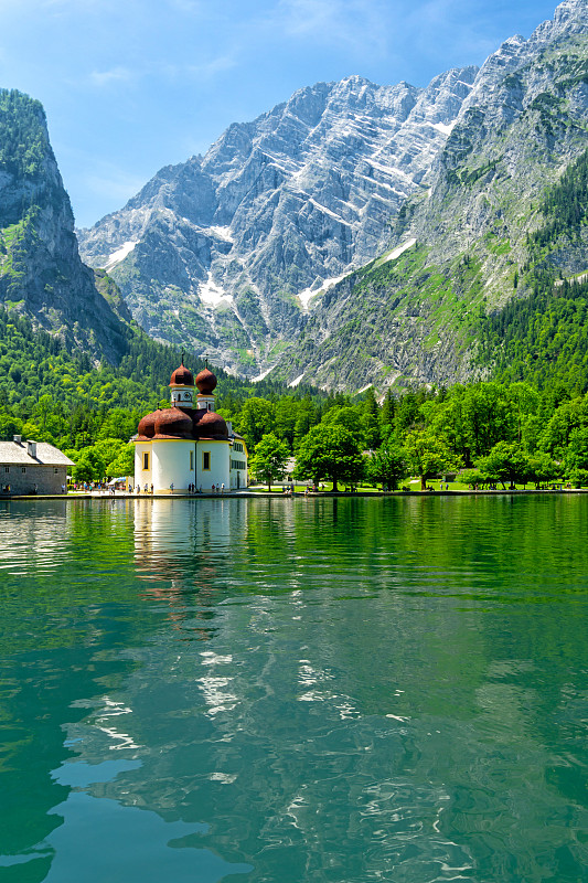 高山湖泊Koenigsee