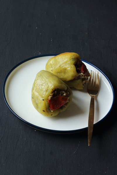 灯笼椒配米饭，dolma