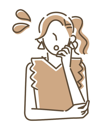 简单和少女的女性插图