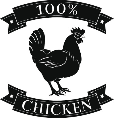鸡肉100%食品标签