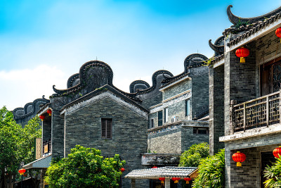 广州岭南古建筑景观