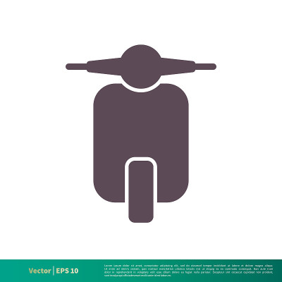 Scooter Icon Vector Logo Template Illustration Des