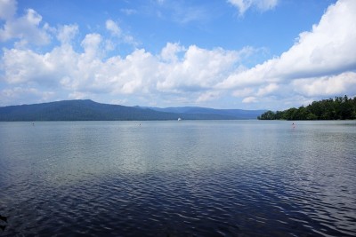 赤岸湖，北海道，日本