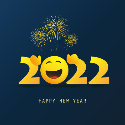新年卡背景- 2022