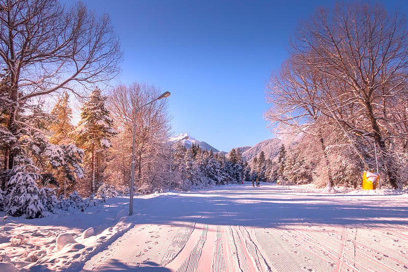 保加利亚班斯科滑雪场和皮林雪峰