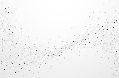 Abstract plexus technology futuristic network back