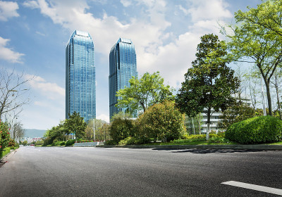 建筑和道路