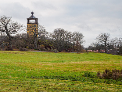 Bergianska的瞭望塔trädgården