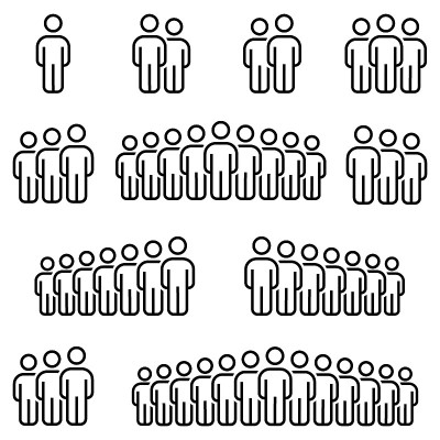 人图标线工作组团队矢量