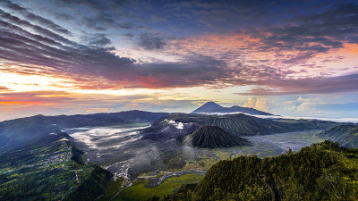 Bromo火山，印度尼西亚，爪哇