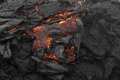 火山喷发和熔岩场