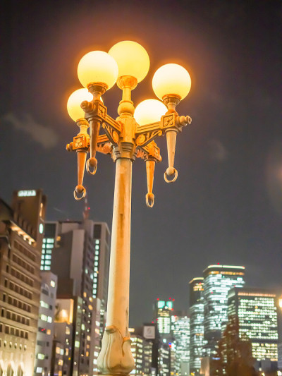大阪中之岛的夜景