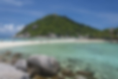 模糊的海景作为背景