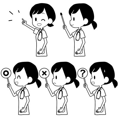 有教鞭的女护士等