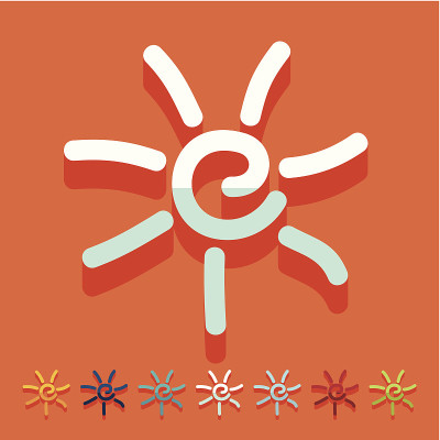 平面设计:太阳