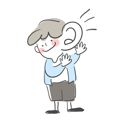 的人听。