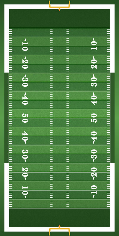 纹理草垂直美国橄榄球场