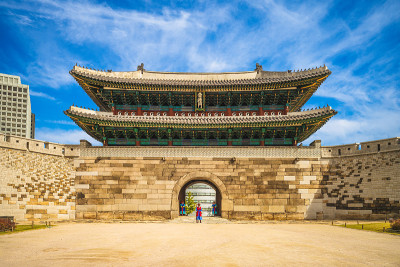 韩国首尔的阳光门