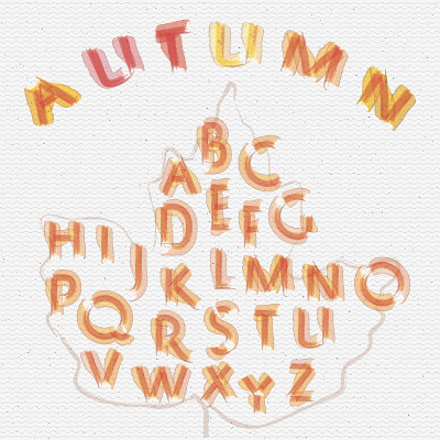Abstract alphabe