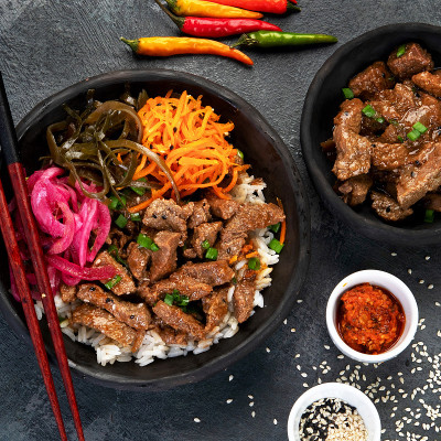 韩国的食物。