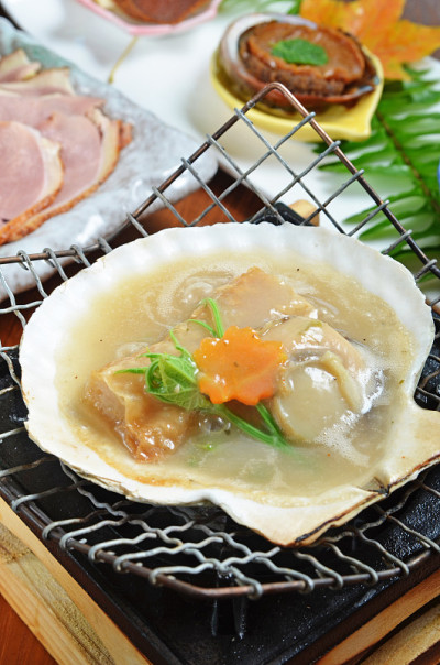 烤扇贝
