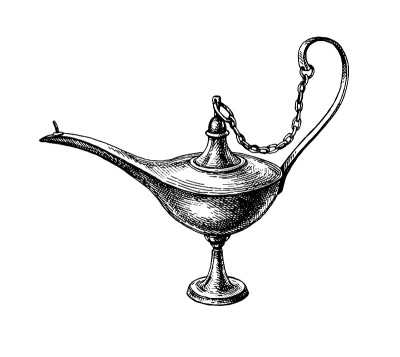 东方油灯。