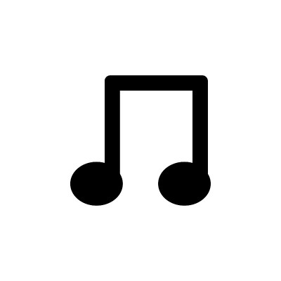 音乐音符图标，音乐矢量，音符插图