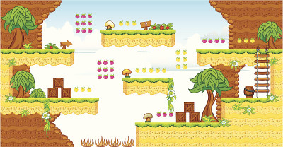 2D Tileset平台游戏32