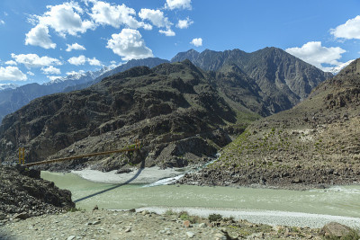 旅行中巴基斯坦的风景。