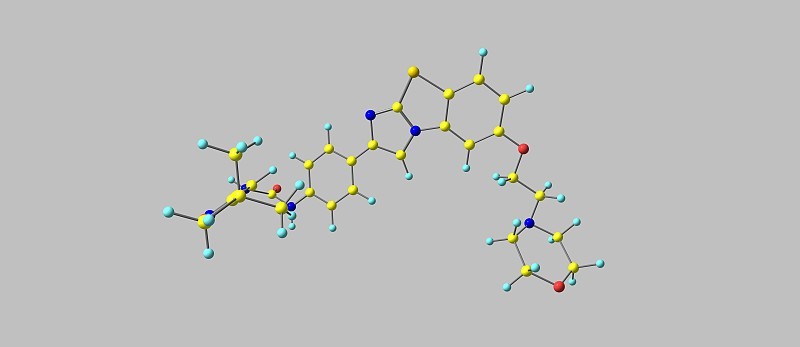 Quizartinib分子结构在灰色分离