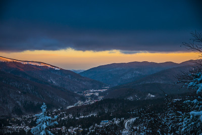 冬天Sinaia,罗马尼亚