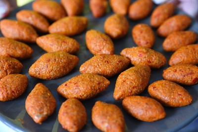 阿拉伯肉开胃菜kibbeh