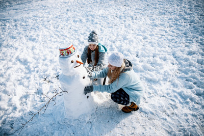 做一个雪人