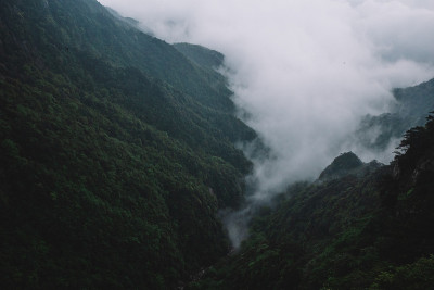 云中山脊，明月山，中国