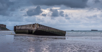 黄金海滩，Arromanches，诺曼底