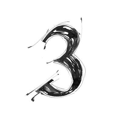 手绘数字