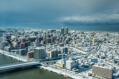 新泻市下大雪