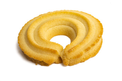 美味的饼干孤立
