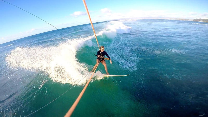 风筝冲浪 GoPro 自拍夏威夷