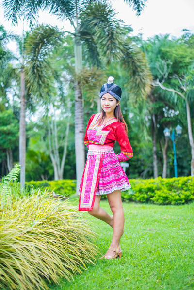 Mhong hill部落妇女