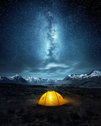 星空下的露营